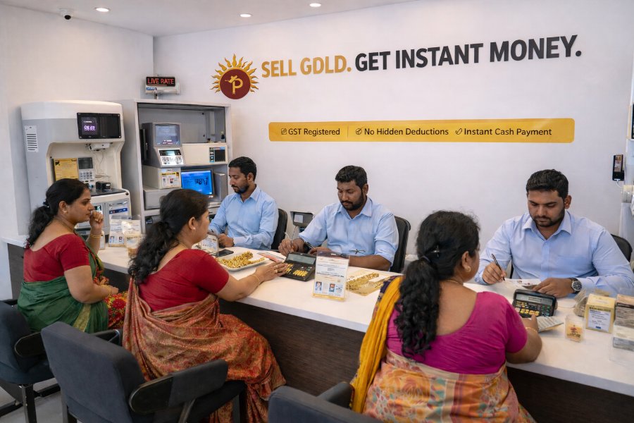 Pragadee Gold store interior